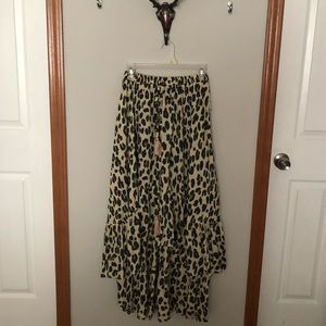 Wilde Bella Animal Hi Lo Maxi Skirt
